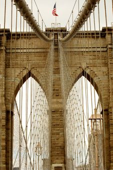 Brooklyn Bridge Detail Stock Photo Brooklyn Bridge Detail Stock Photo