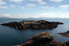 Tranquil Rocky Islands Stock Images