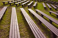 Benches In The Park Royalty Free Stock Photography Benches In The Park Royalty Free Stock Photography