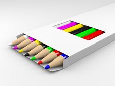 Color Pencils Royalty Free Stock Photography