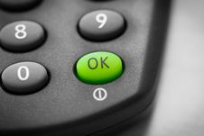 Ok Button Royalty Free Stock Photography