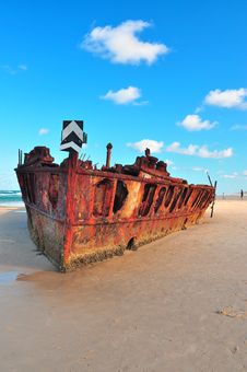 Maheno Shipwreck Royalty Free Stock Images Maheno Shipwreck Royalty Free Stock Images