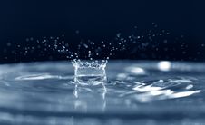 Water Drop Crown Stock Photo Water Drop Crown Stock Photo