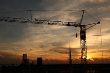 Construction Crane Royalty Free Stock Photos Construction Crane Royalty Free Stock Photos