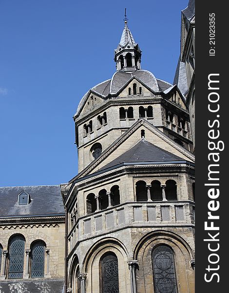 Close up of church in roermond, the netherlands