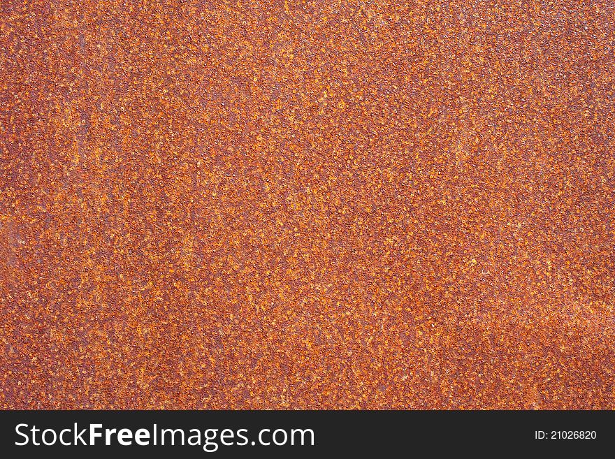Rust surface close up background. Rust surface close up background