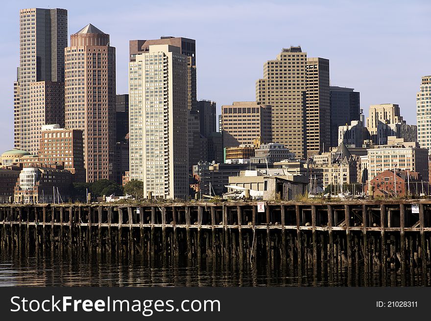 The Architecture of Boston in Massachusetts, USA.