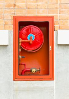 Fire Extinguishers On Wall Royalty Free Stock Photography Fire Extinguishers On Wall Royalty Free Stock Photography