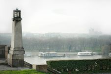 View Of The Danube River Stock Images