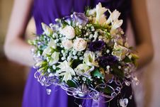 Wedding Bouquet Of The Bride Stock Photography Wedding Bouquet Of The Bride Stock Photography