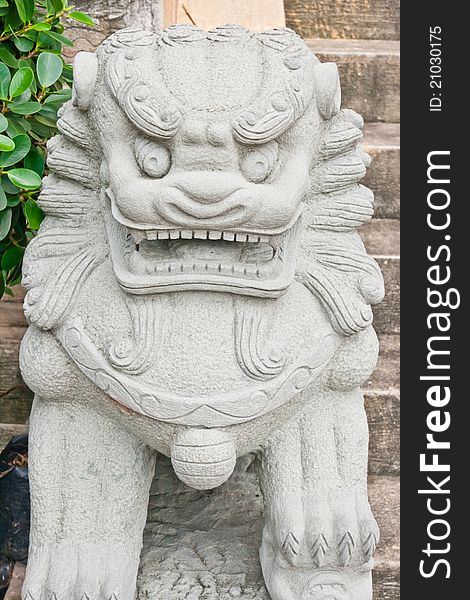 stone carving sculpture - the symbol of Power. stone carving sculpture - the symbol of Power