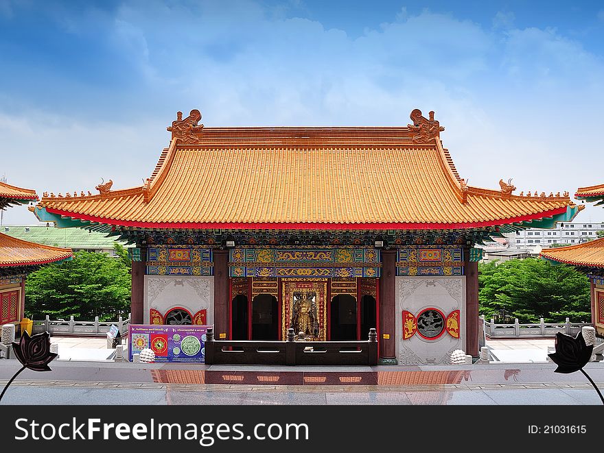 Chinese temple Wat Leng-Nei-Yi Thailand