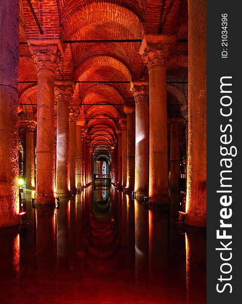 Yerebatan - Underground Basilica Cistern.