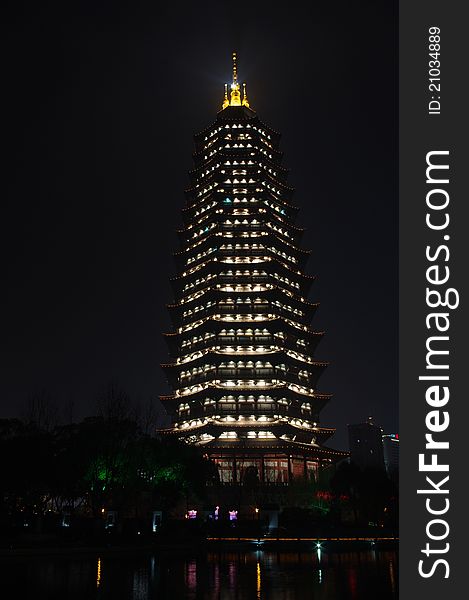 Buddhism tower