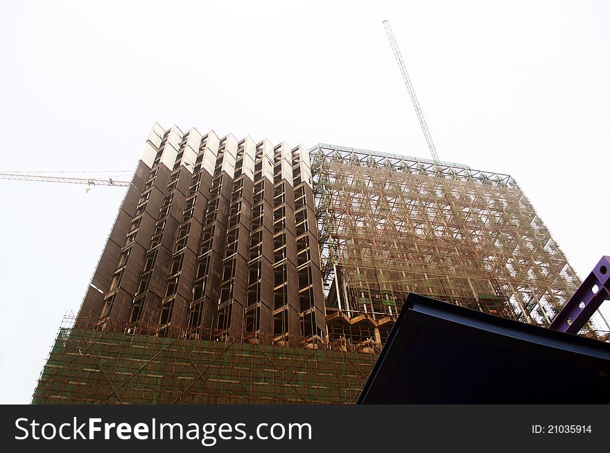 The photo of Building under construction