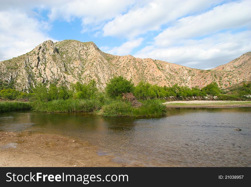 River and mountain