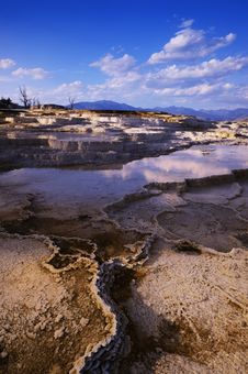 Mammoth Hot Springs Royalty Free Stock Photography Mammoth Hot Springs Royalty Free Stock Photography