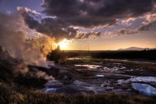 Norris Geyser Basin Stock Photos Norris Geyser Basin Stock Photos