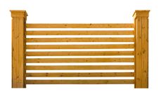 Old Wooden Fence Isolated On White Royalty Free Stock Photography Old Wooden Fence Isolated On White Royalty Free Stock Photography