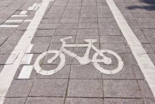 Bicycle Road Sing Stock Images Bicycle Road Sing Stock Images