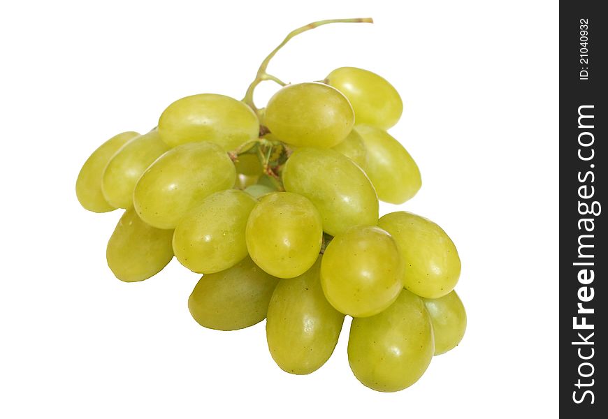 Green grape on a background