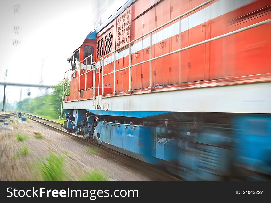 High speed through train