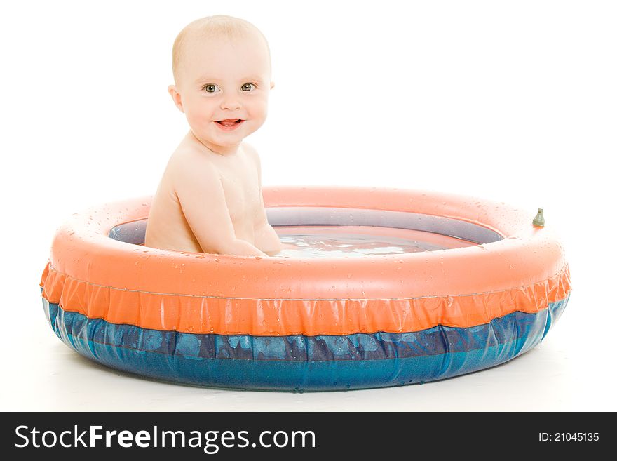 Baby washes on white background. Baby washes on white background.