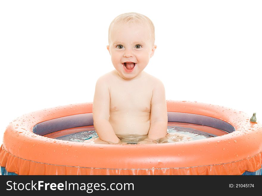 Baby washes on white background. Baby washes on white background.