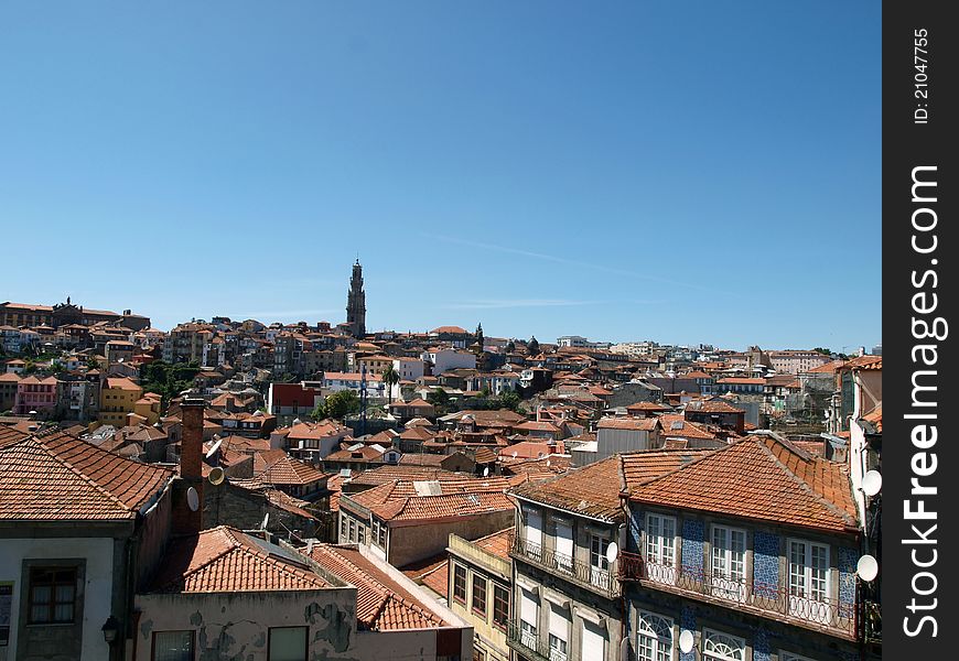 View from Cathedral of Porto,Portugal. View from Cathedral of Porto,Portugal