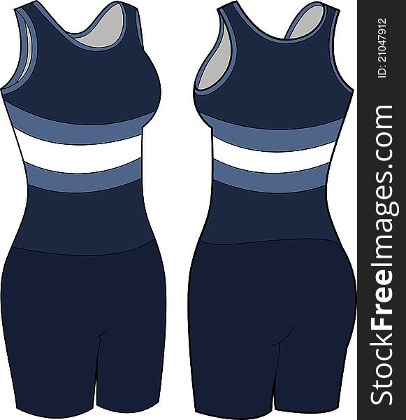 Women's Athletic Wear Illustration