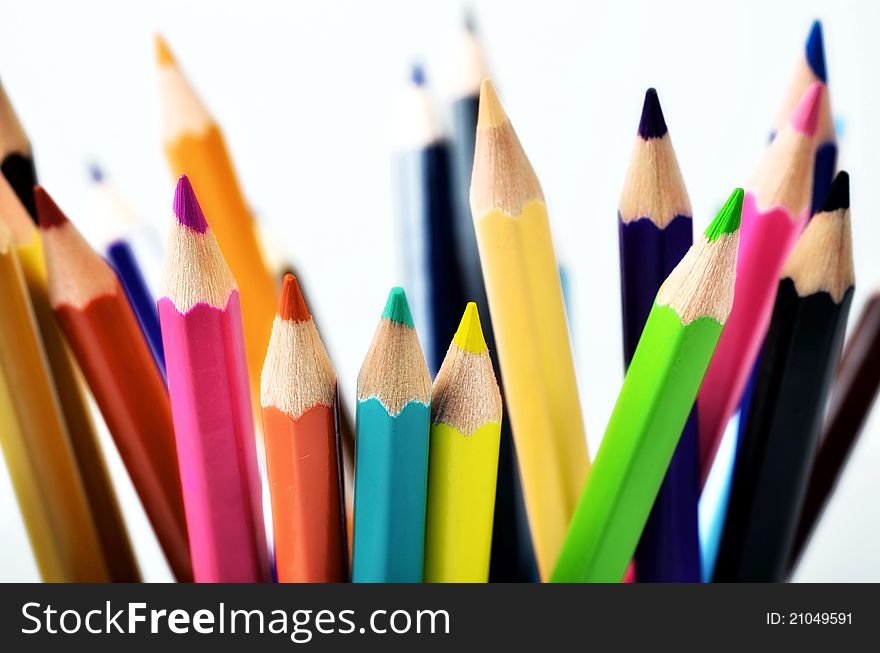 Conceptual creative shot of colorful pencils. Great for background images. Conceptual creative shot of colorful pencils. Great for background images.