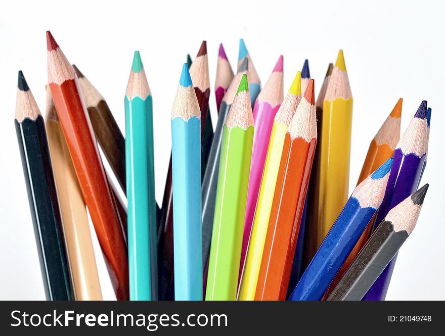 Conceptual creative shot of colorful pencils. Great for background images. Conceptual creative shot of colorful pencils. Great for background images.