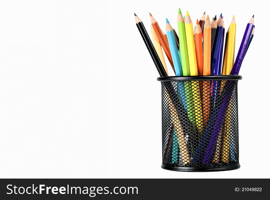 Conceptual creative shot of colorful pencils. Great for background images. Conceptual creative shot of colorful pencils. Great for background images.