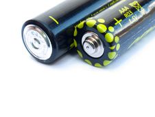 Two AAA Batteries Stock Photos Two AAA Batteries Stock Photos