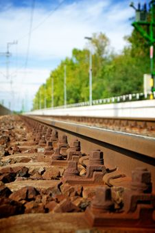 Rails Royalty Free Stock Image Rails Royalty Free Stock Image