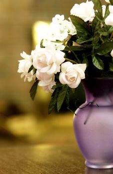 Flowers In A Vase Stock Images
