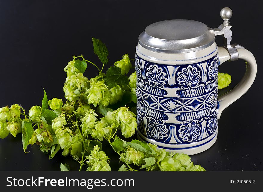 Stein is an abbreviation of German Steingut stoneware,[1] the common material for beer mugs before the introduction of glass. The word is not used within Germany.