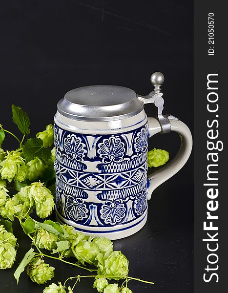 Stein is an abbreviation of German Steingut stoneware,[1] the common material for beer mugs before the introduction of glass. The word is not used within Germany.