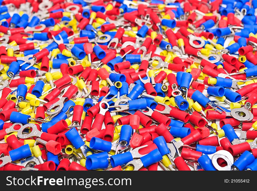 Coloured Caps For Electric Wires