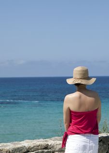 Looking Out To Sea Royalty Free Stock Photography Looking Out To Sea Royalty Free Stock Photography