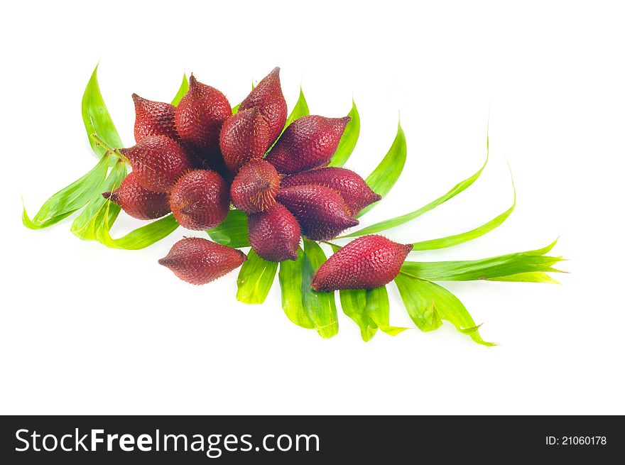 A group of salak asian fruit. A group of salak asian fruit