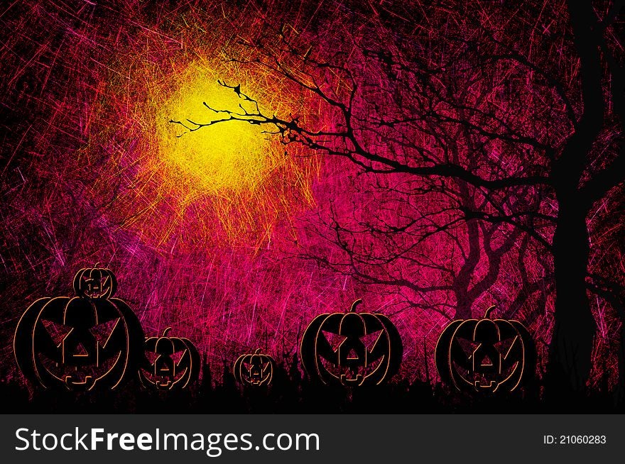 Grunge textured Halloween for background. Grunge textured Halloween for background