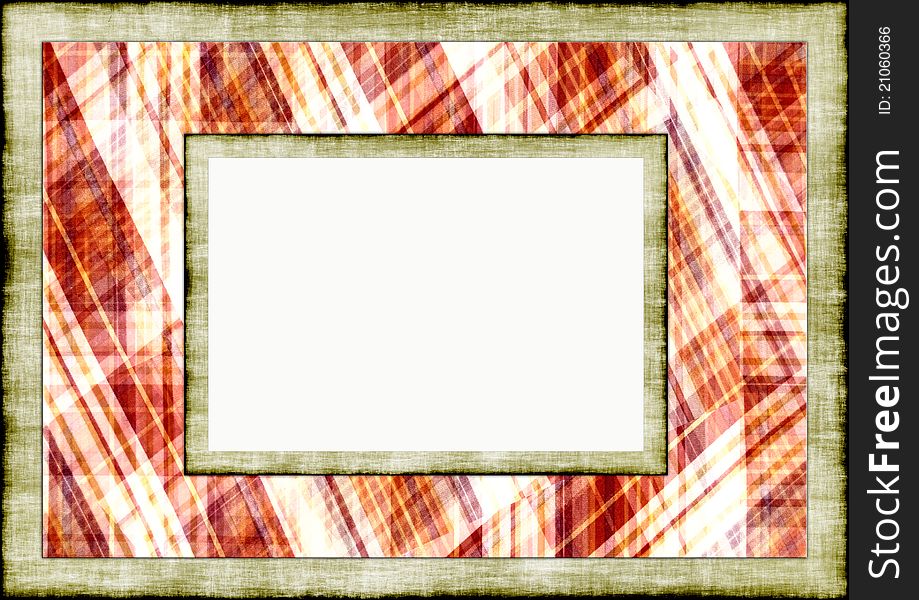 Frame for photo in scrapbooking style