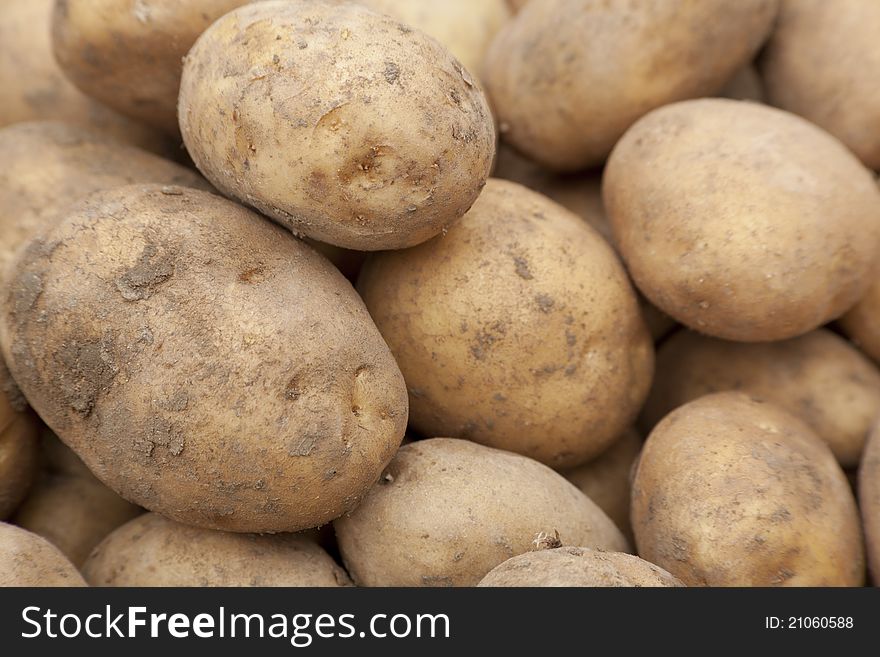 Potatoes Background