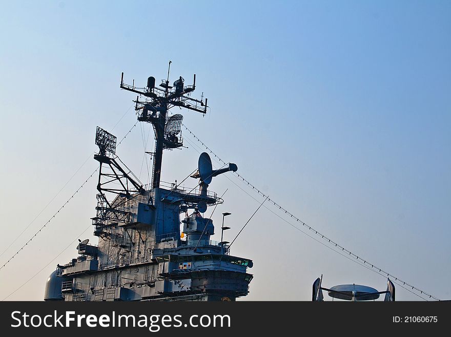 Aircraft carrier in New York