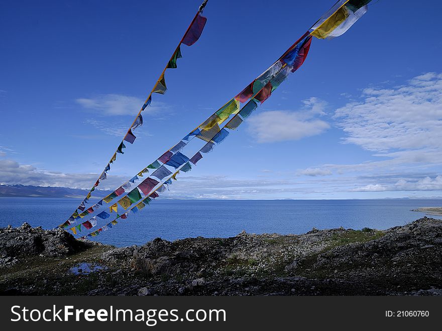 Tibet plateau landscape