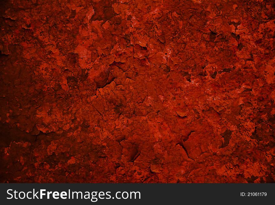 Red grunge wall surface, background. Red grunge wall surface, background