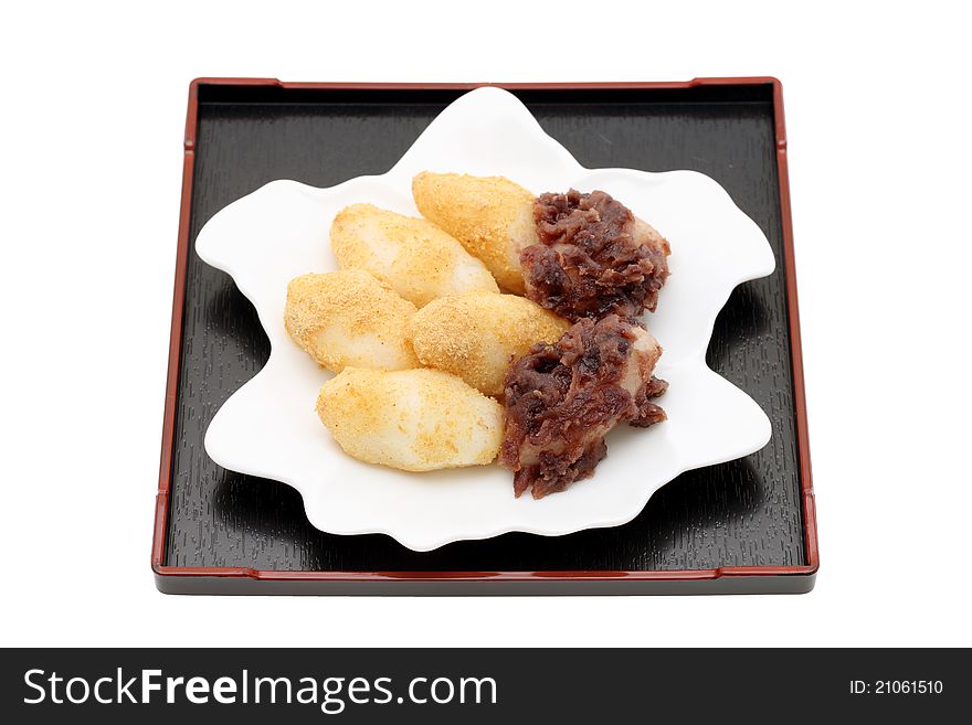 Japanese traditional dumpling or rice-cake