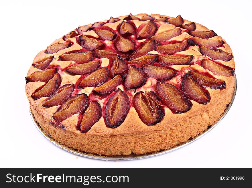 Plum pie