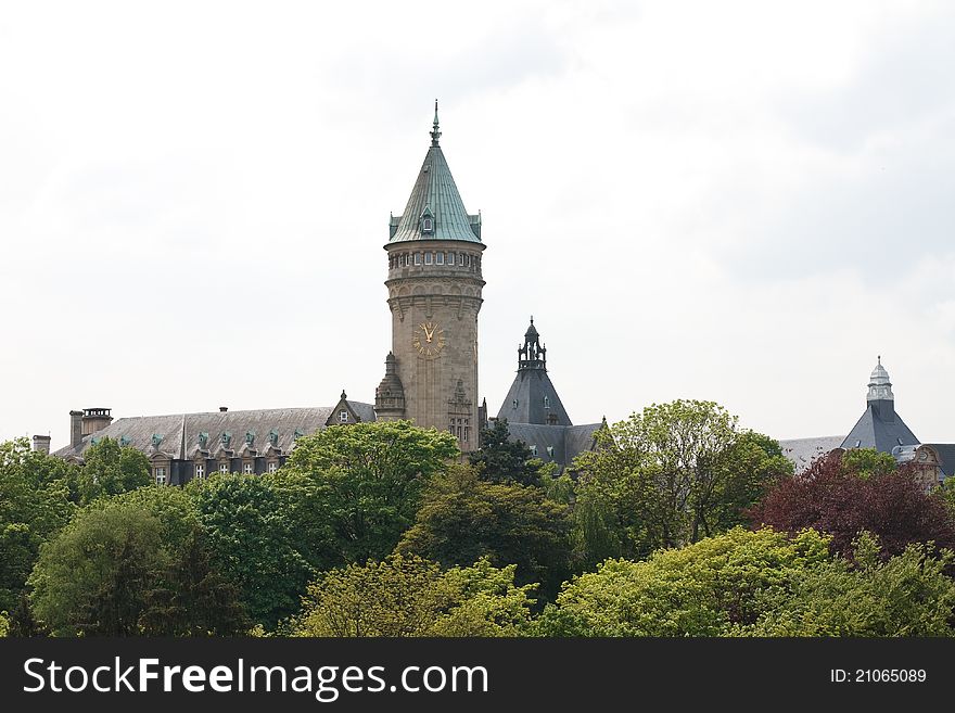 Luxembourg. View of the tower